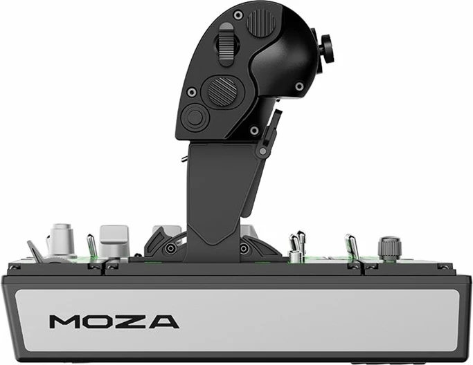 Panel throttle MOZA AS008 MTP, 27 switcha, Hall sensor, për PC, i zi