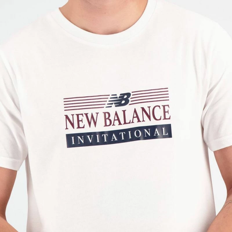 Maicë për meshkuj New Balance, e bardhë