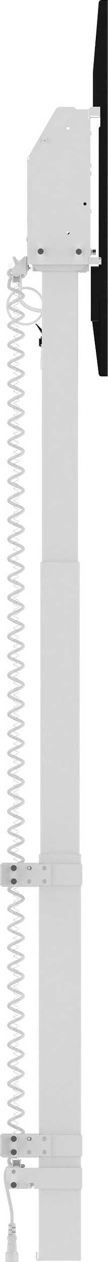 Mbajtëse dyshemeje elektrike për ekran iiyama Pylon, VESA 800x600, deri 120kg, 55-98", e bardhë