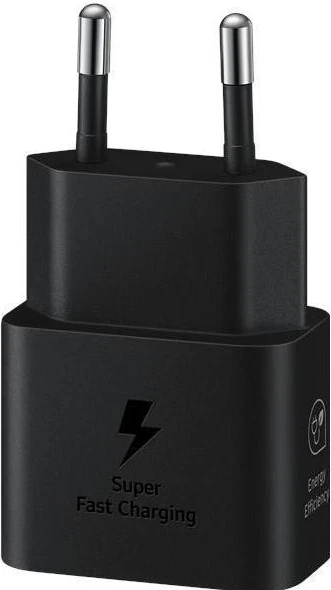 Karikuesi rrjeti Samsung 25W EP-TA2510, me ngjyrë të zezë