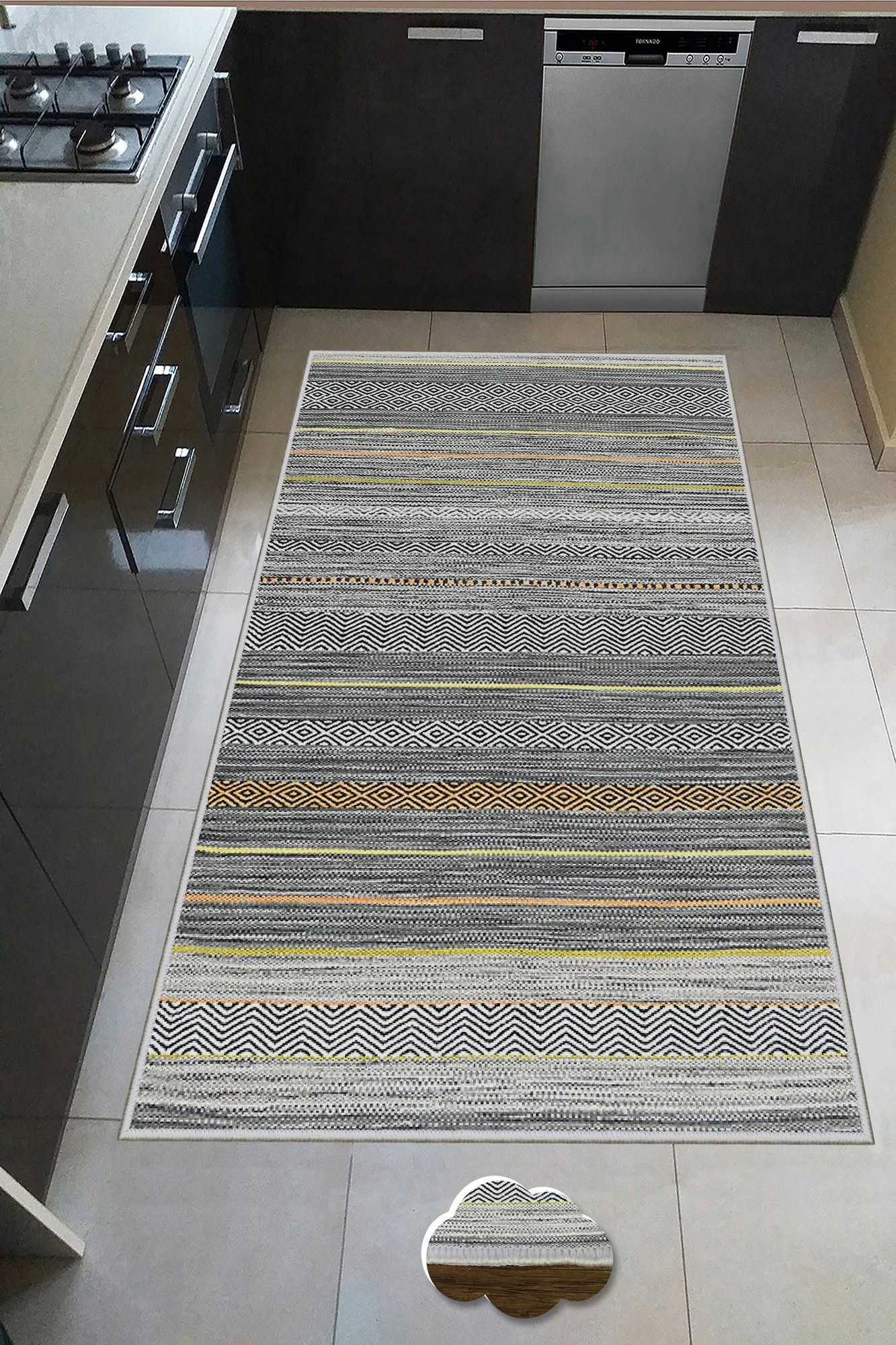 Qilim Conceptum Hypnose, shumëngjyrësh, Wookece248, 60x100cm