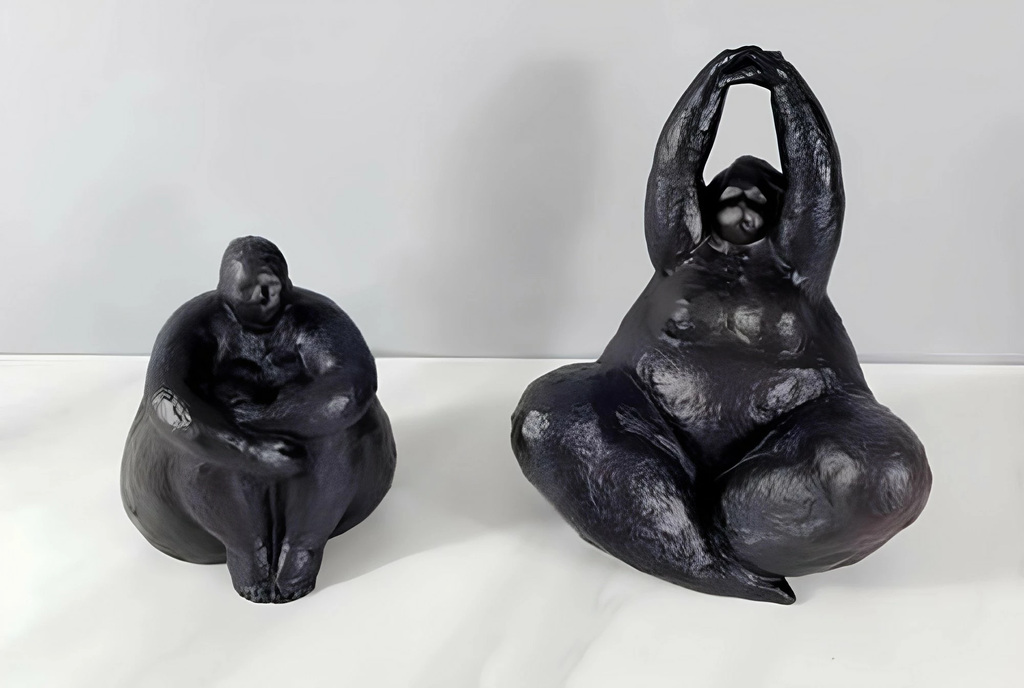 Set objekte dekorative (2 copë), Evila Originals, CY0400, ngjyrë e zezë