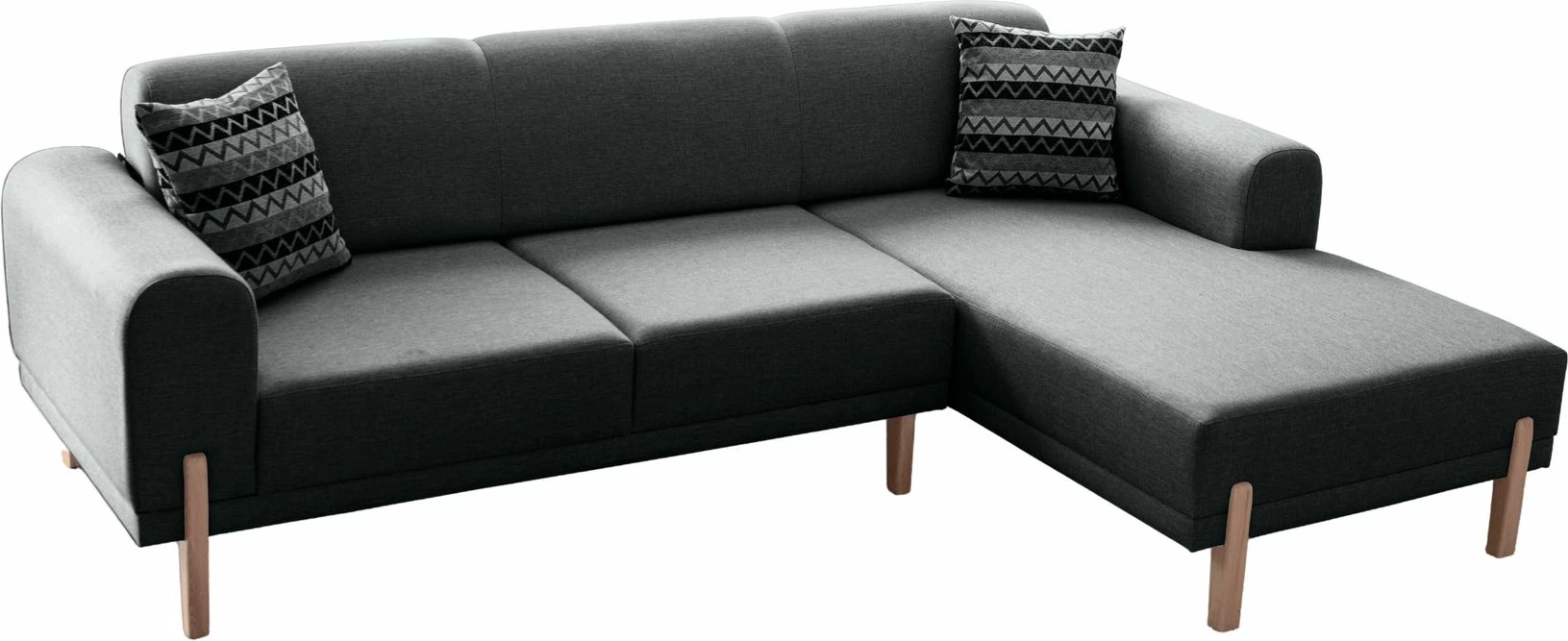 Kënd-sofë krevati, ngjyrë antracit, Atelier del Sofa, Relax Djathtas