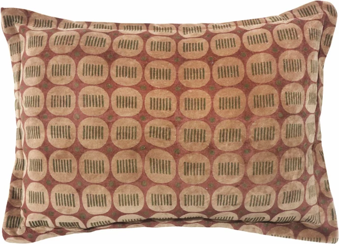 Jastëk dekorativ OREIL, shumëngjyrësh, rozë, 60x40cm