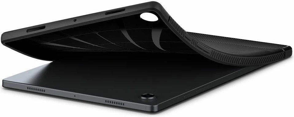Mbështjellës tablet Spigen Rugged Armor për Samsung Galaxy Tab A8 10.5", TPU, standardi MIL-STD 810G, e zezë mat