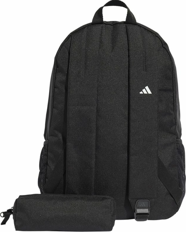 Çantë shpine adidas Classic JI8081 me kuti lapsash, e zezë [Sporti: Përditshëm]