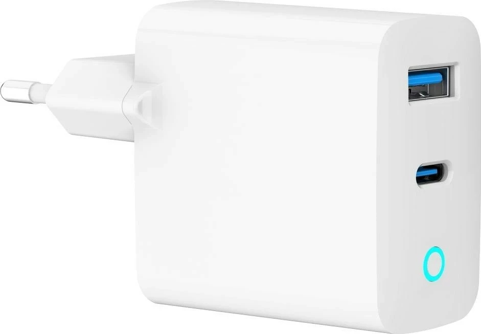 Karikues Gembird GaN USB QC3.0 18W Type-C 65W, i bardhë