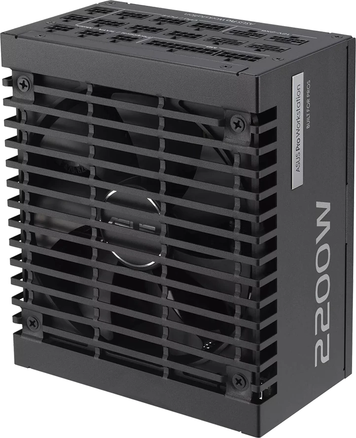 PSU ASUS Pro WS 2200W, ATX 3.1, 80 Plus Platinum, modular komplet, e zezë