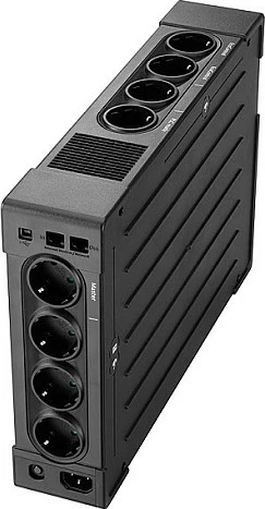 UPS Eaton Ellipse PRO 1600 DIN, 1.6 kVA/1000 W, 8 prizë Type F, LCD, e zezë