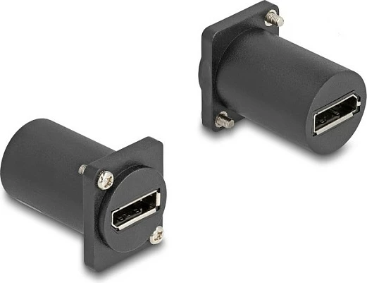 Modul DisplayPort D-Type DeLOCK, DisplayPort femër në femër, 4K, i zi