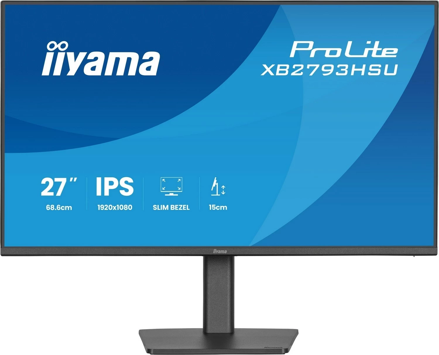 Monitor iiyama ProLite XB2793HSU-B1, 27 inch, Full HD, IPS, LED, e zi