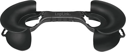 Rrotullues kablli LogiLink, 2-20 m, montim në mur, i zi