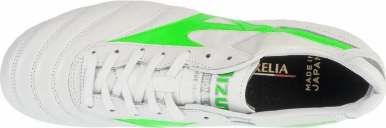 Atlete futbolli Mizuno për meshkuj dhe femra, të bardha