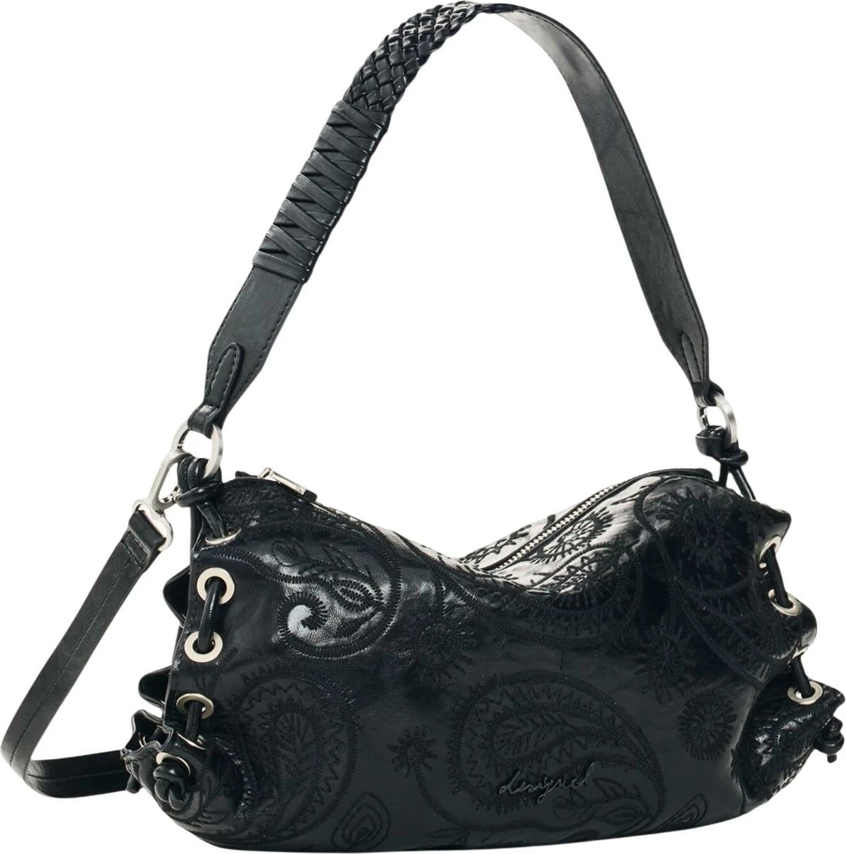 Çantë crossbody për femra Desigual Siroco Xela 26WAXP09, e zezë