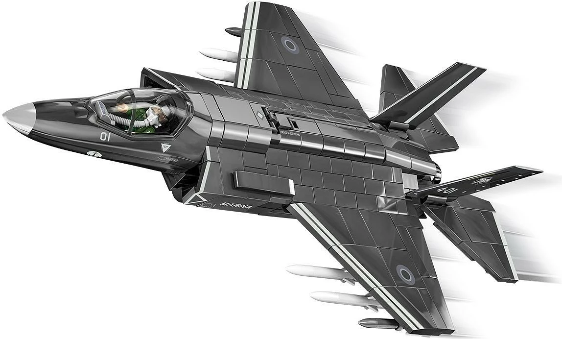 Set blloqesh Cobi Klocki F-35B Stovl Lightning II, 610 pjesë, gri