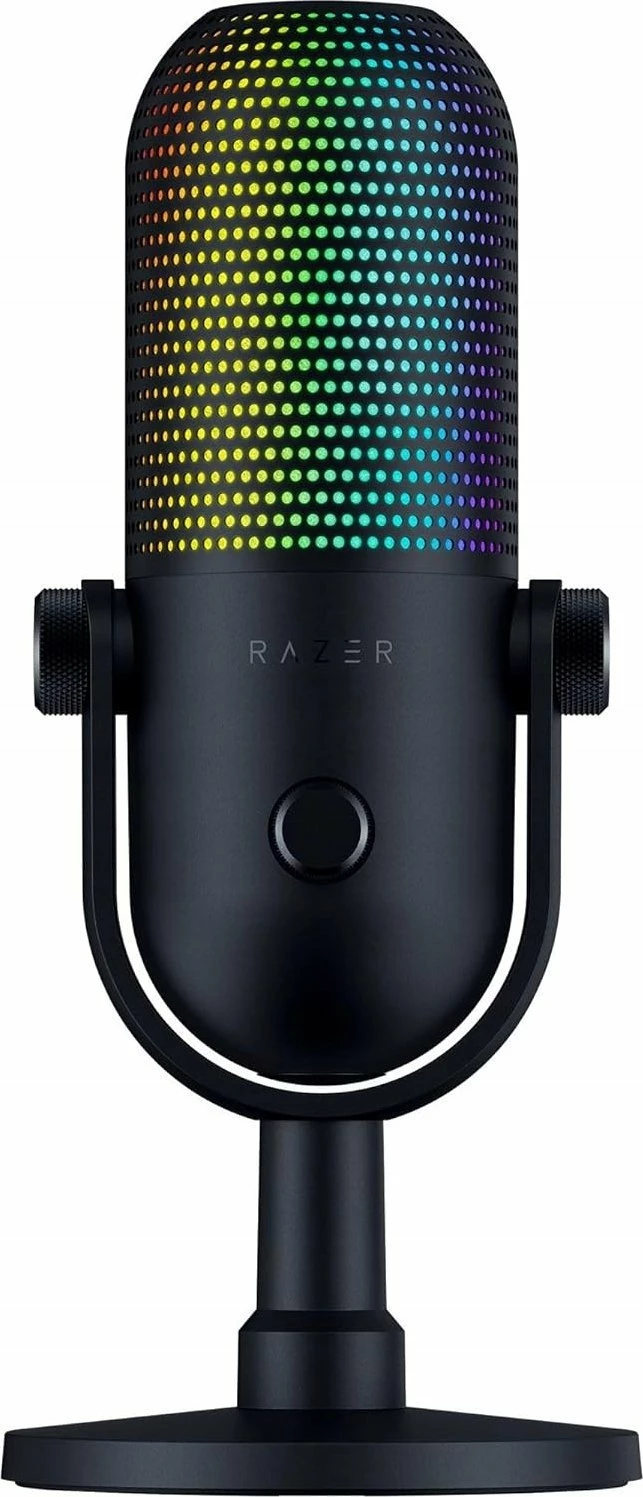 Mikrofon USB-C Razer Seiren V3 Chroma RZ19-05060100-R3M1, dinamik, RGB, superkardioid, i zi
