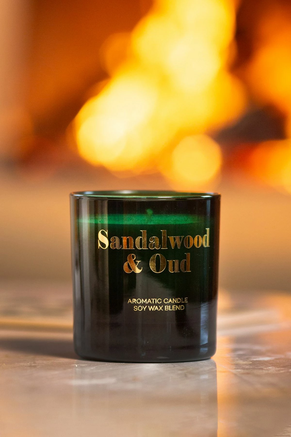 Set qirinjsh (2 copë), Evila Originals, Glam Sandalwood & Oud, ngjyrë e gjelbër