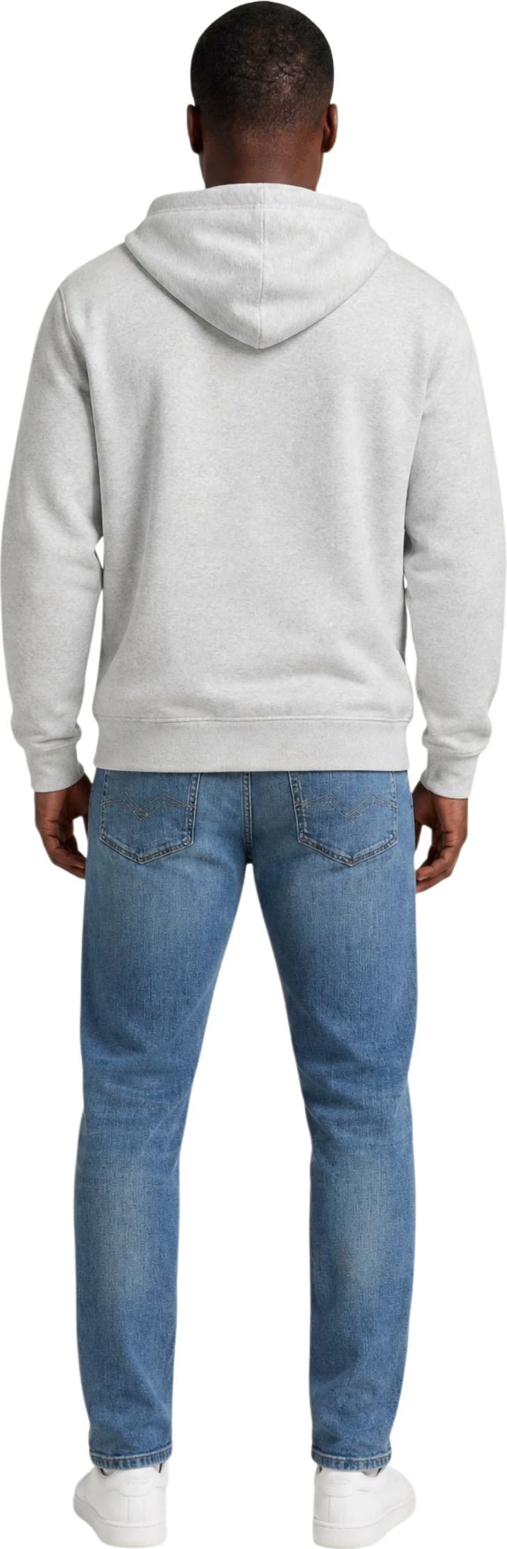 Duks me kapuç Tommy Hilfiger Jeans DM0DM22680 për meshkuj, i hirtë [Madhësia: XS]