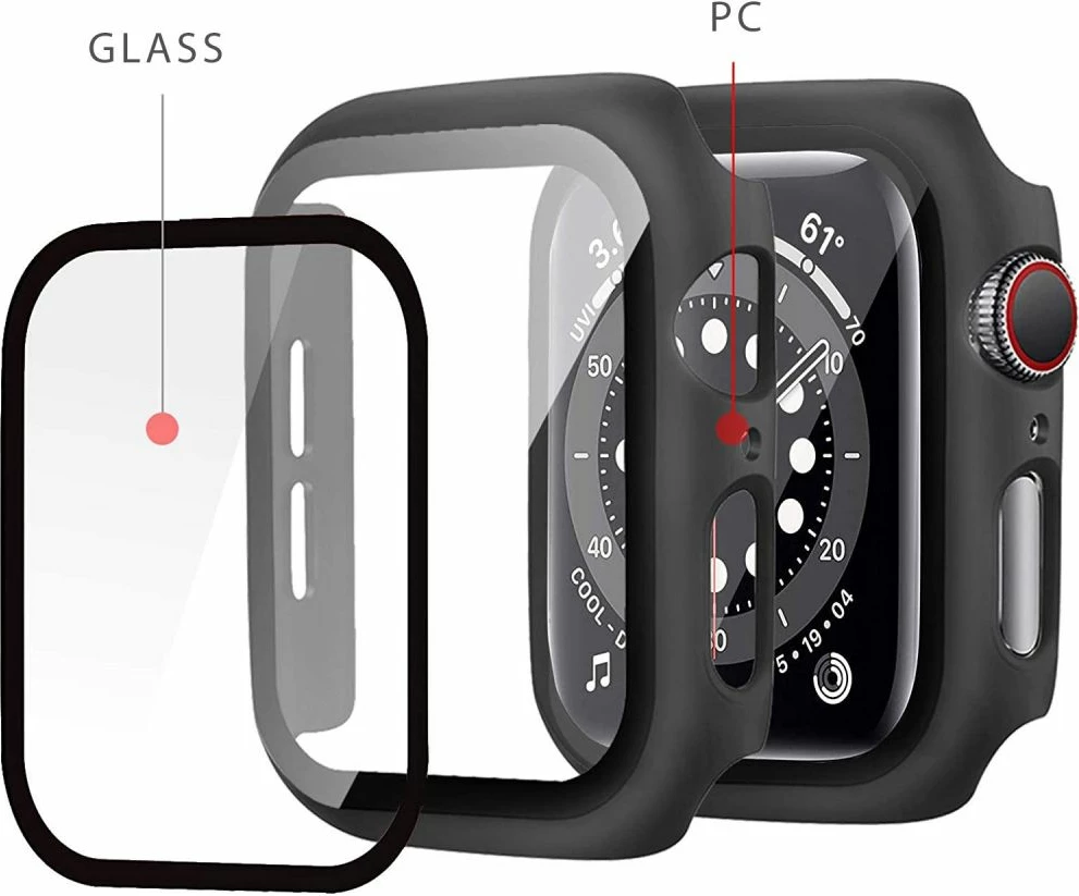 Mbështjellës Tech-Protect Defense360 për Apple Watch 4/5/6/SE 40mm, Zi
