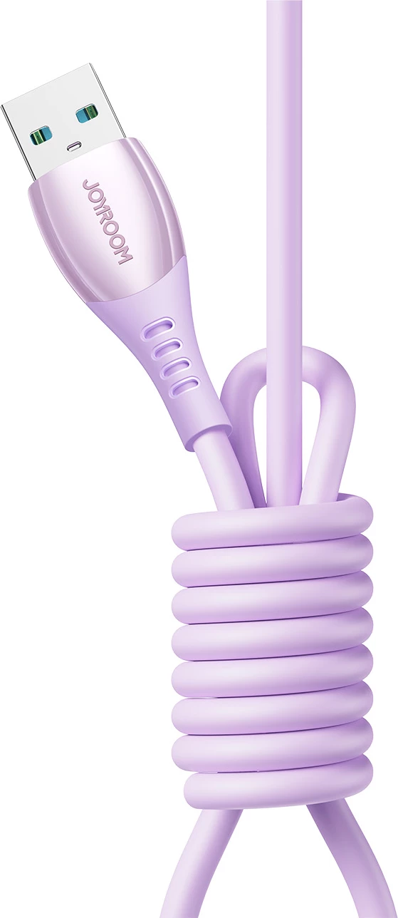 Kabllo USB-A në USB-C Joyroom S-A59 Vibrant Series 1.2m 3A USB 2.0, vjollcë, paketim kuti