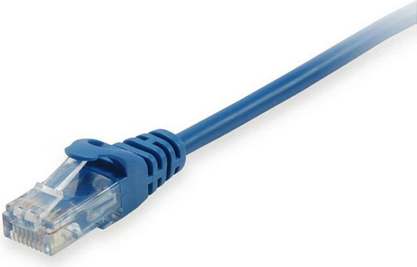 Kabllo rrjeti Ethernet EQUIP Cat6a U/UTP Patch, 1m, RJ-45, 10Gbps, e kaltër