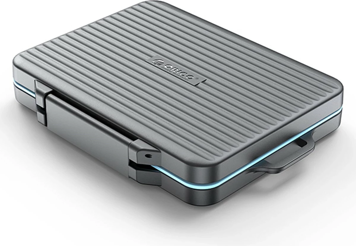 Etui Orico për 6 SD dhe 18 microSD, e zezë