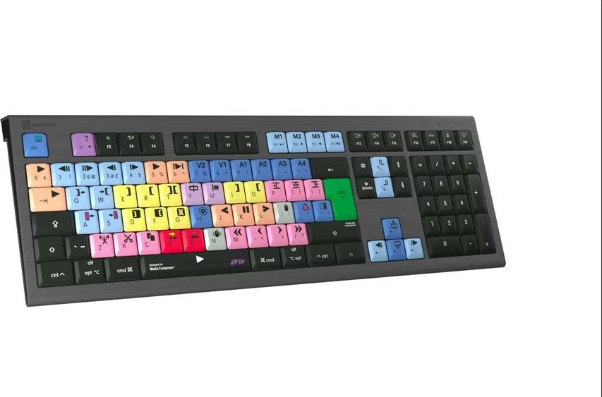 Tastierë LogicKeyboard Astra 2 Classic UK për Mac, për Avid Media Composer