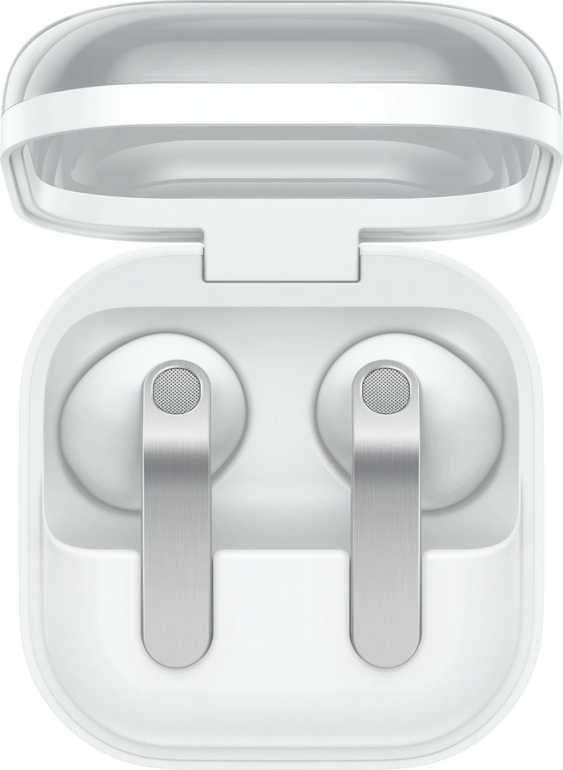 Kufje Samsung Galaxy Buds4, Bluetooth 6.1, ANC, me kasë karikimi USB-C/charging wireless, të bardha
