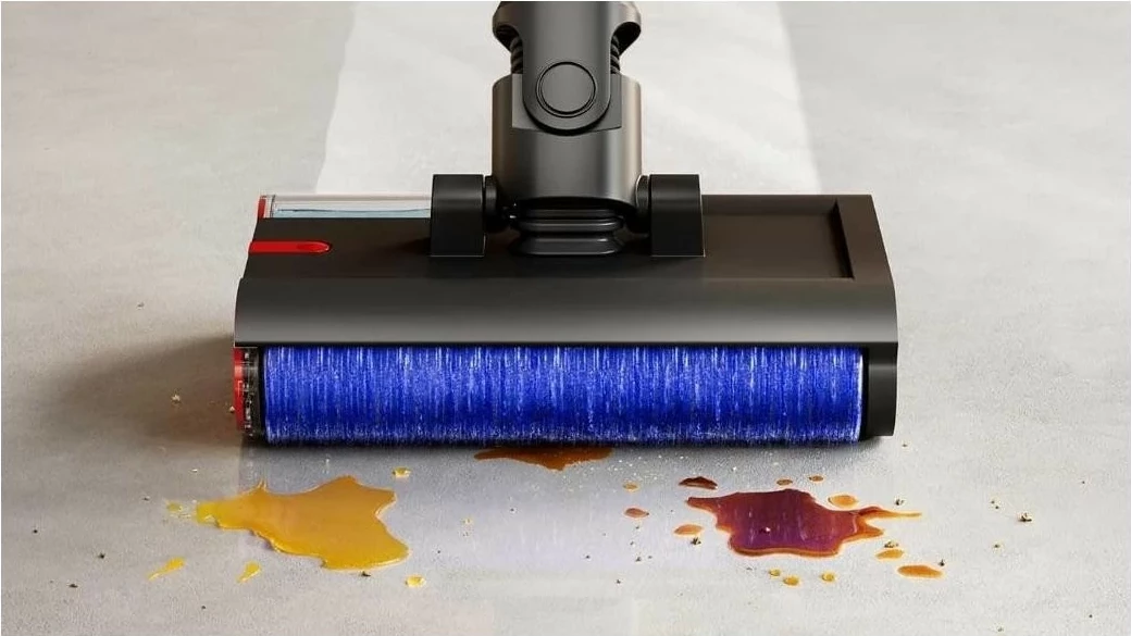 Mop elektrik Dyson PencilWash 637239-01, pa kabllo, rezervuar 0.3L, i zi