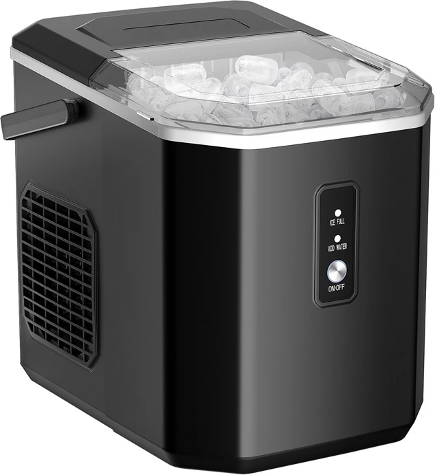 Aparat për akull Euhomy IM011, portativ, 1.2L, i zi