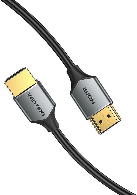Kabllo HDMI ultra e hollë Vention ALEHH, 2m, 4K 60Hz, Gri