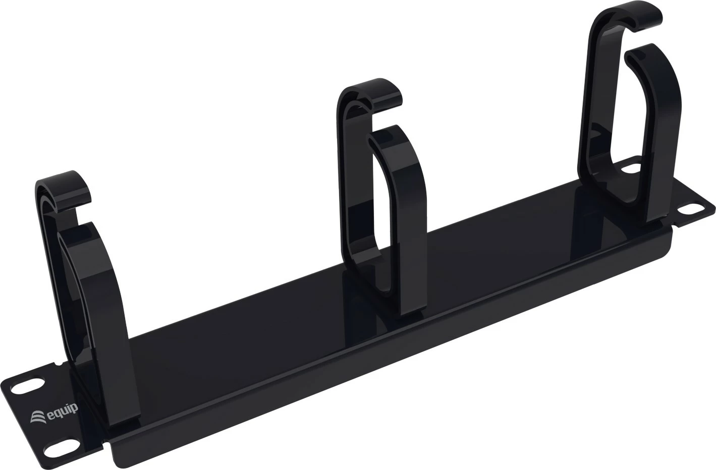 Panel menaxhimi kabllosh Equip 10", 1U, plastikë/çelik, i zi