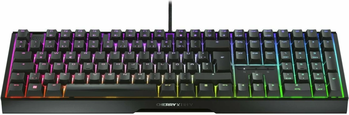 Tastierë Cherry XTRFY MX 3.1, Wired, USB, Mekanike, QWERTZ, RGB LED, E zezë