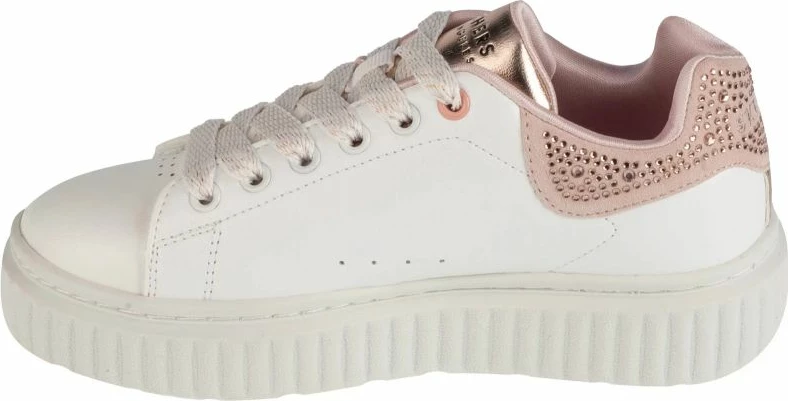 Këpucë lifestyle Skechers, të bardha