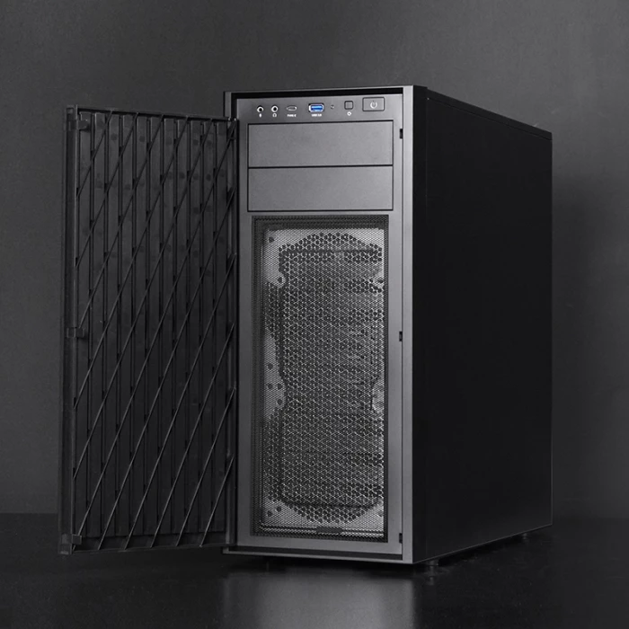 Kasë CHIEFTEC BW-01B-OP ATX/mATX/mini-ITX, USB-C, pa furnizues, e zezë