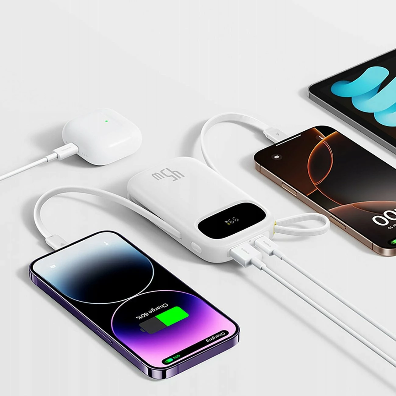 Powerbank Baseus EnerFill FC31 20000mAh 45W bardhë 6