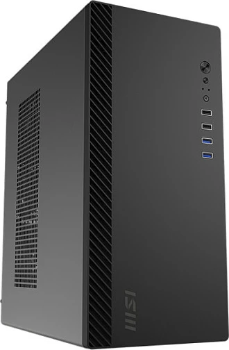 Kasë MSI PRO SHIELD M100P, Midi Tower, micro ATX/Mini-ITX, e zezë