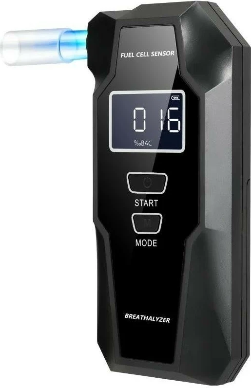 Alkomat Aisko AlcoAlert Handy, elektro-kimik, memorie 50 matje, 3 piesë frymimi, e zezë