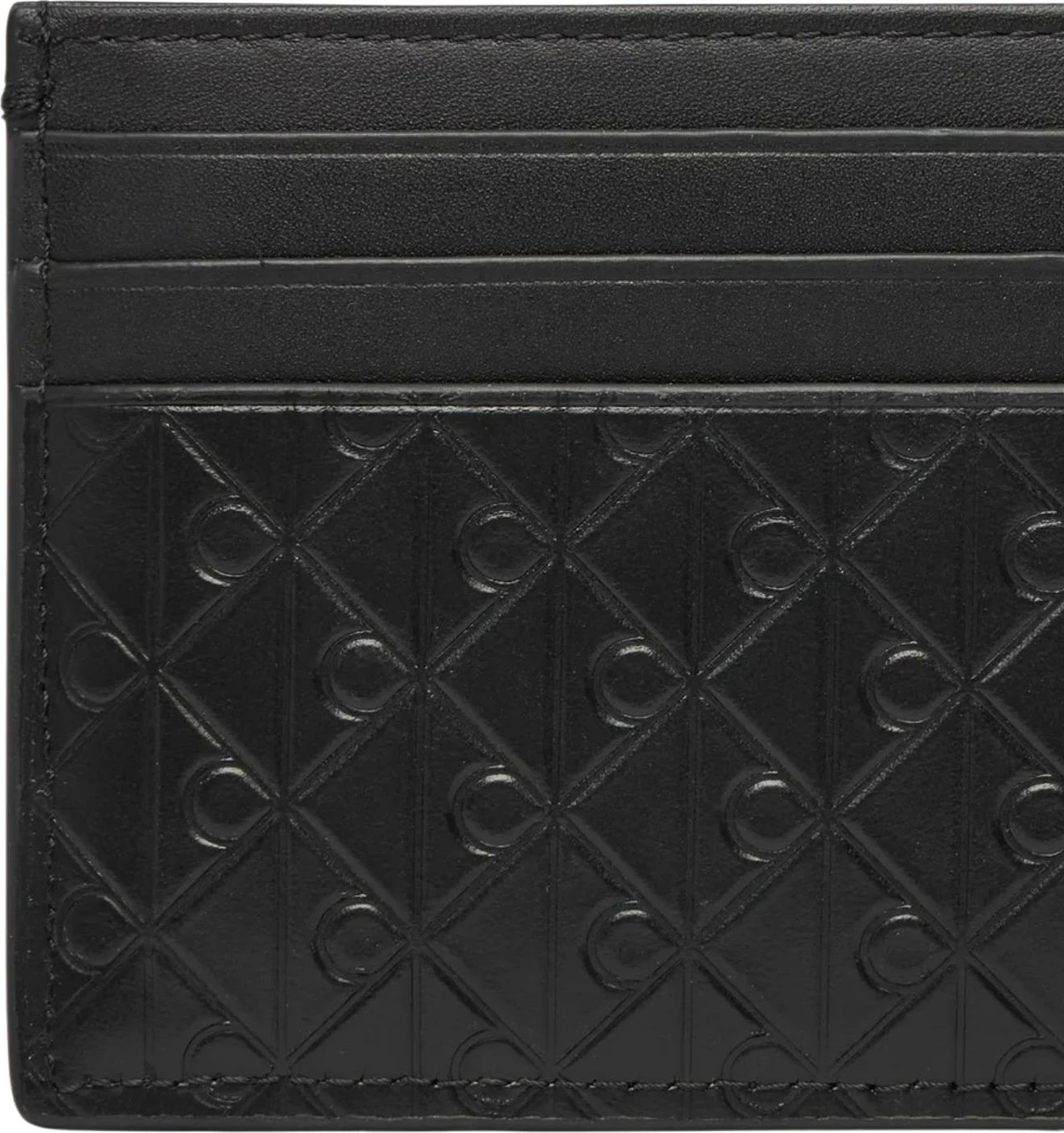 Portofol për karta Calvin Klein LV04D1128G për meshkuj, i zi