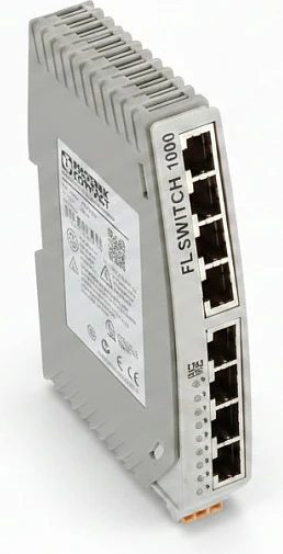 Switch industrial Ethernet Phoenix PHO FL SWITCH 1108N, 8 porta RJ45, gri