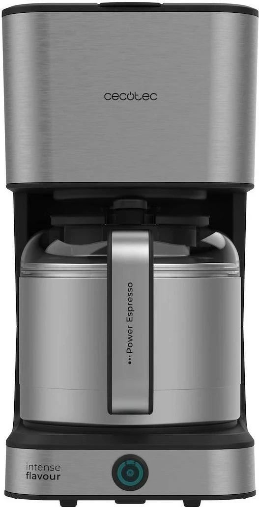 Aparat kafeje Cecotec Coffee 66 Drop & Thermo, 1L, 950W, argjendtë