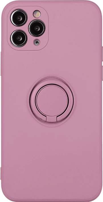 Mbështjellës silikoni me unazë ONASI 17624 për Xiaomi Redmi 10 4G, mbrojtje kamere, pllakë metalike magnetike, vjollcë