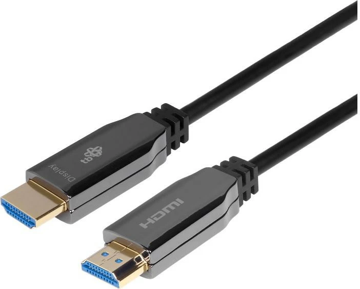 Kabllo HDMI TB hybrid optik v2.0, 10m, E zezë