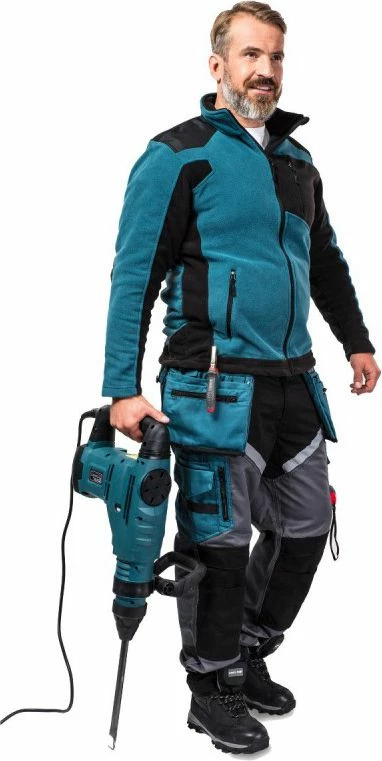 Duks fleece pune Lahti Pro L4011402, madhësi M, me përforcime, turkez-zi