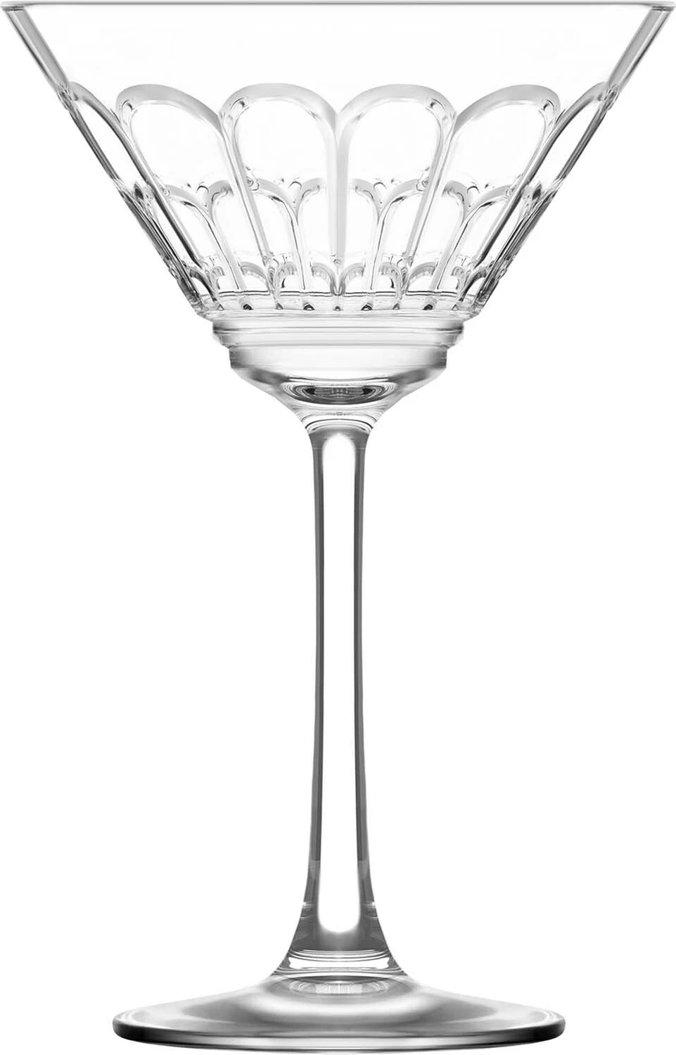 Gotë martini LAV Horeca Archie 240 ml, transparente, set 6 copë