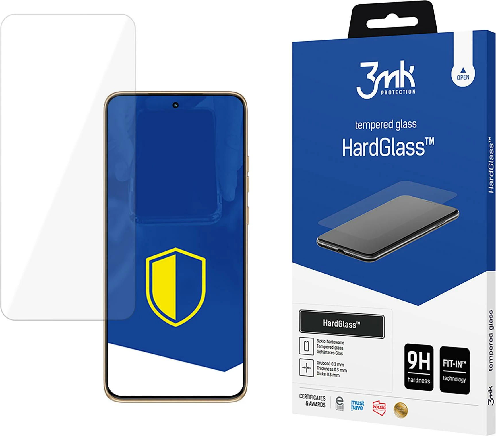 Xham i temperuar, 3mk Protection HardGlass, për Motorola Edge 50 Neo, 9H, 0.3 mm, 2.5D