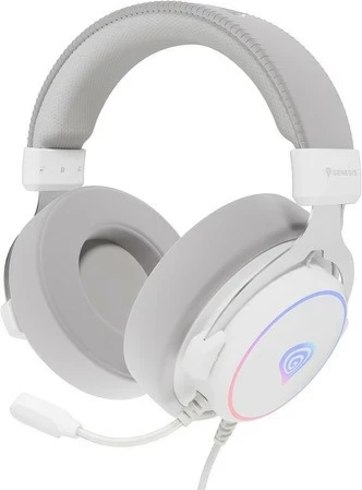 Kufje Genesis Neon 764 RGB, të bardha