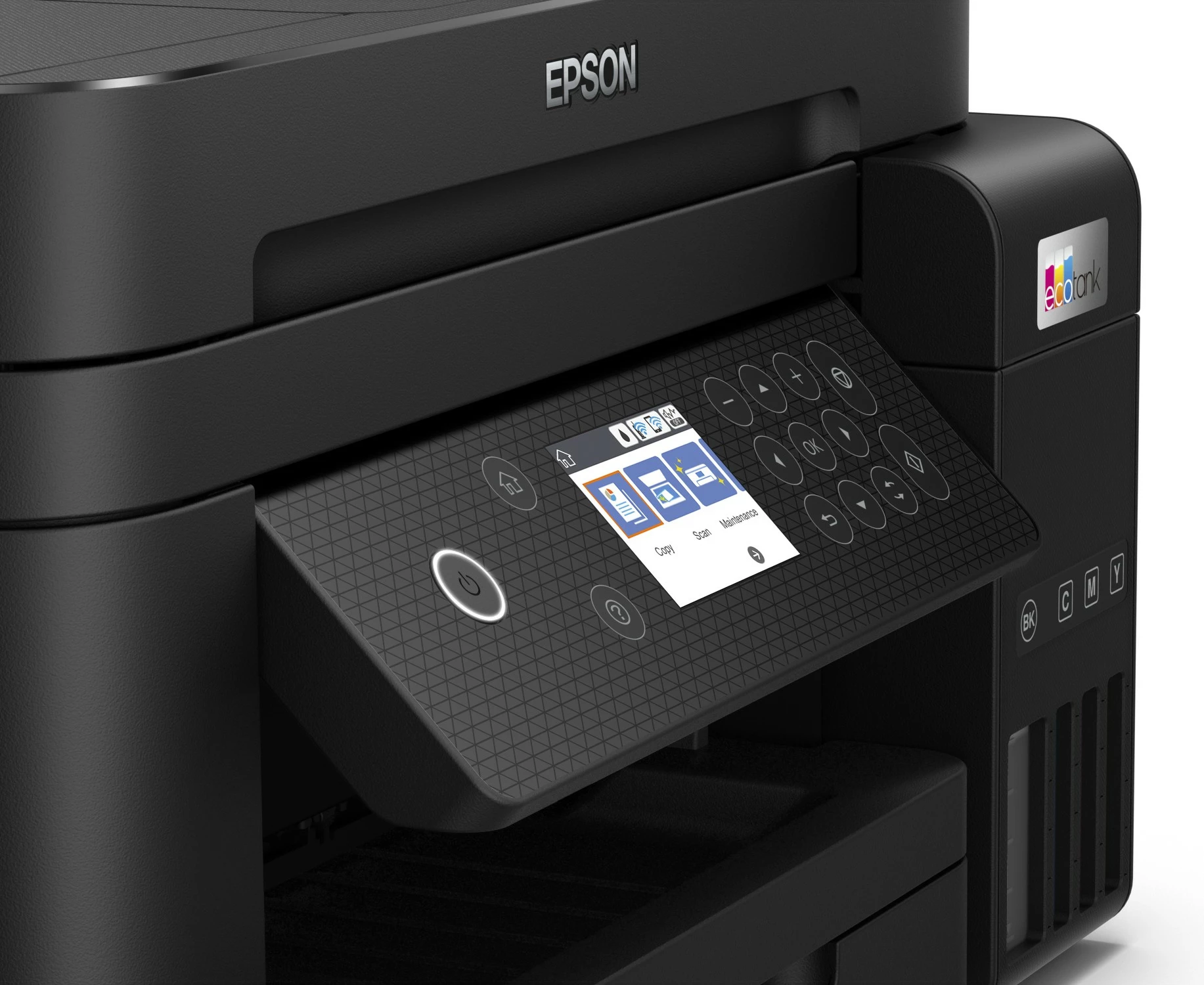 Printer multifunksional Epson EcoTank ET-3850, ngjyrë, A4, Wi-Fi, LCD, i zi