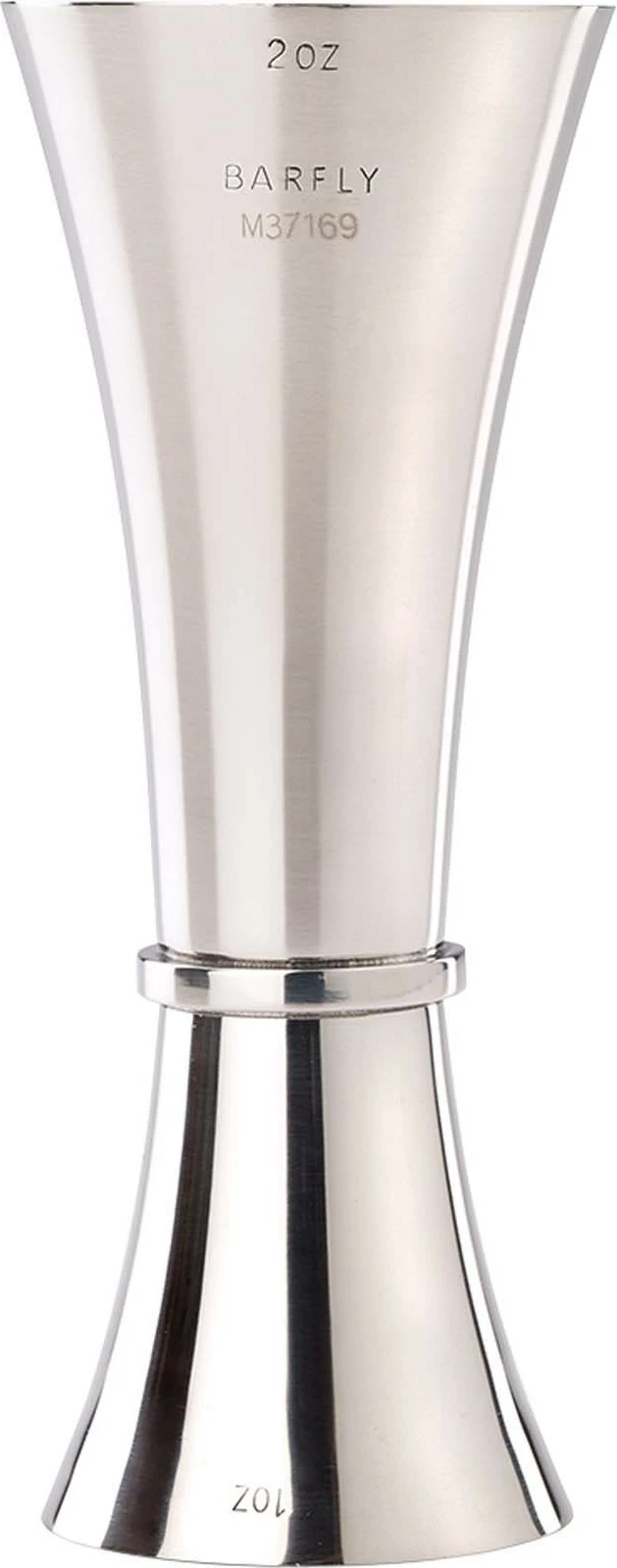 Jigger matës pije, BarFly Yakuza, 2 oz, çelik inox 18/8, argjend