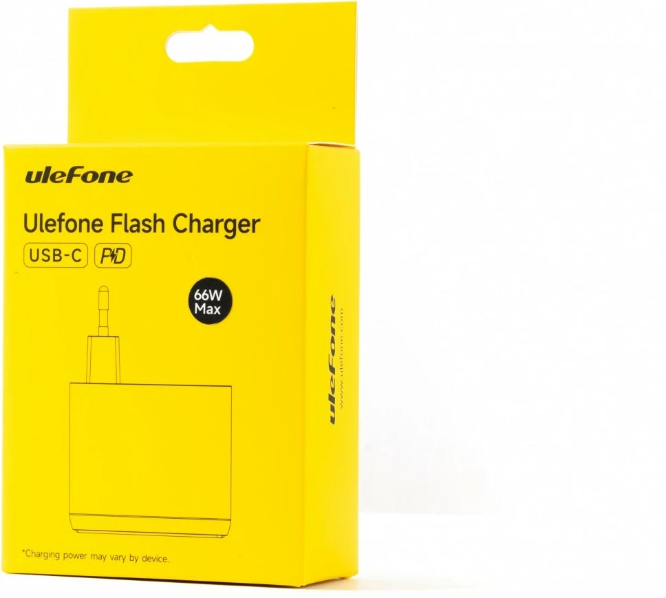 Karikues muri Ulefone UF-CHAR-66WR 66W, 1x USB-C, PD/QC, i bardhë